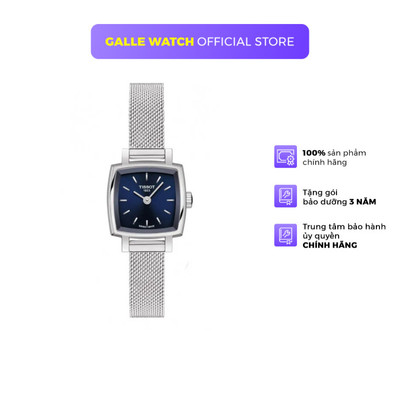 Đồng hồ nữ Tissot Lovely Square T058.109 mặt kính sapphire, dây thép đeo tay chính hãng