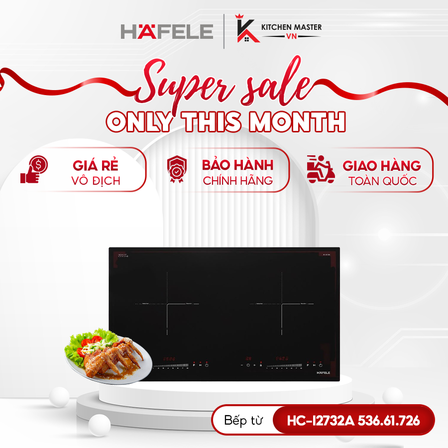 Bếp từ đôi Hafele HC-I2732A 536.61.726