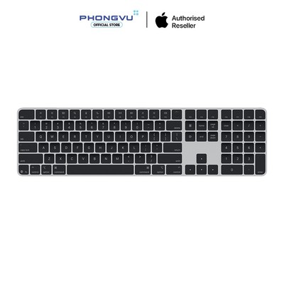 Bàn phím máy tính Apple Magic Keyboard Numeric Keypad Touch ID (Trắng/Đen) - Bảo hành 12 tháng