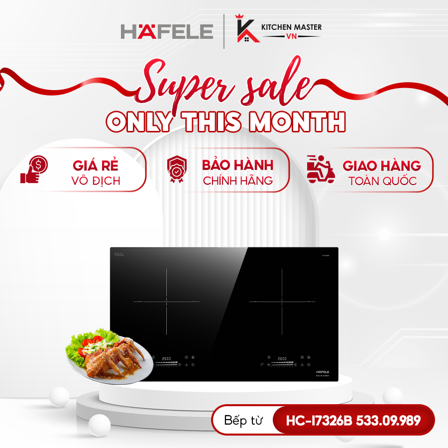 Bếp từ Hafele HC-I7326B 533.09.989 bảo hành 3 năm