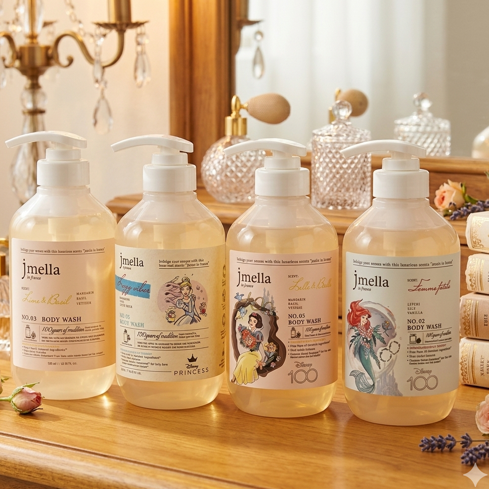 [Chính hãng]( giao mùi ngẫu nhiên) Sữa tắm Jmella hương nước hoa Pháp 500ml - Thơm dai, quyến rũ
