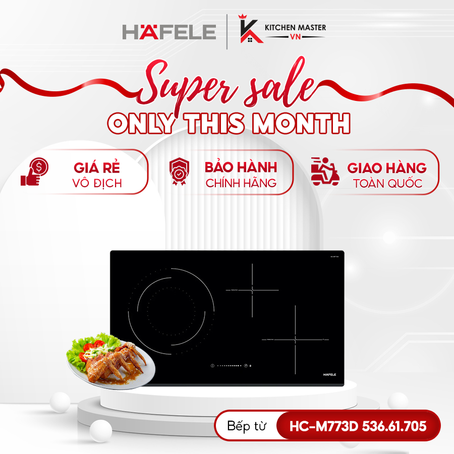 Bếp từ Hafele HC-M773D 536.61.705 bảo hành 3 năm