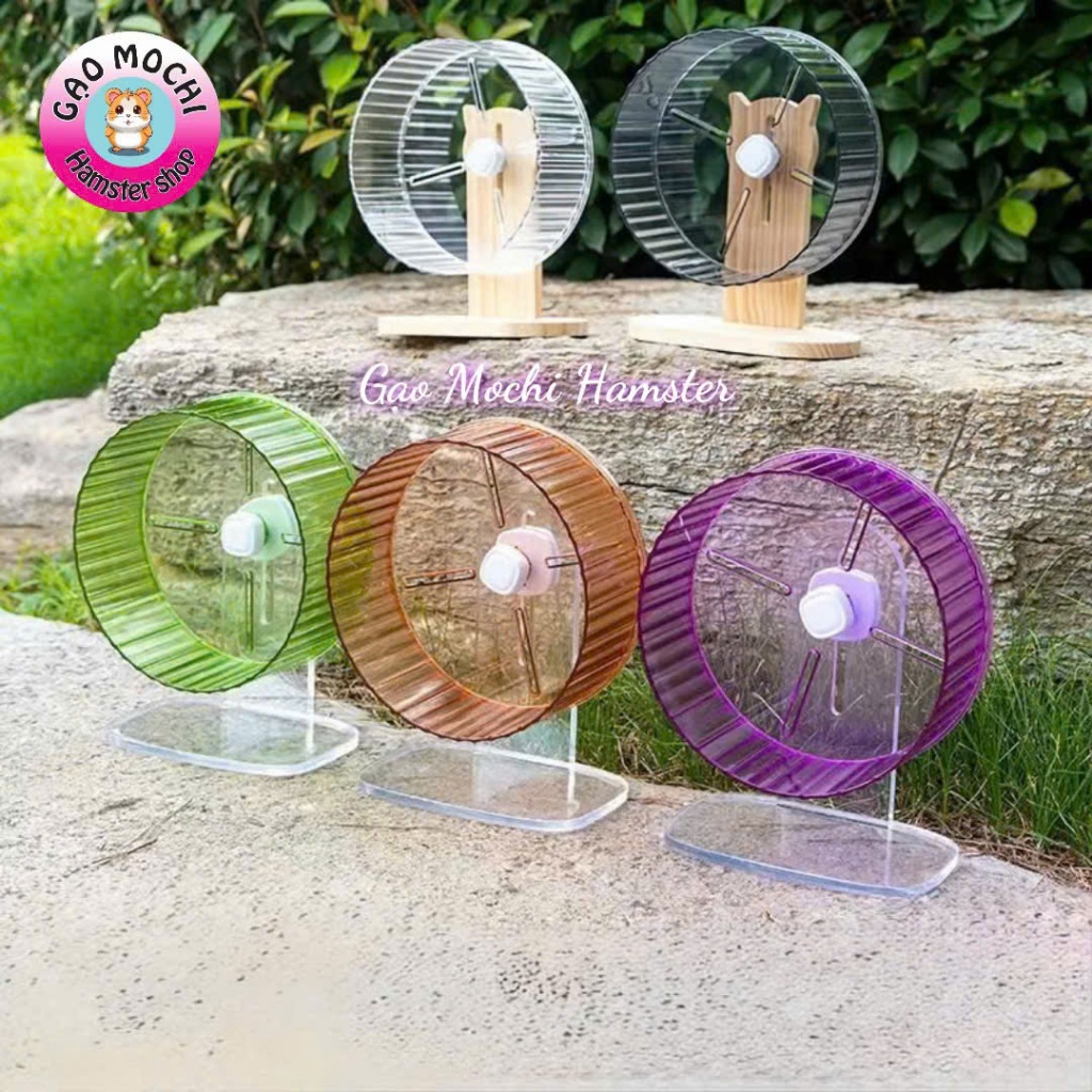 Wheel candy trong suốt cho hamster (Không kèm chân đế)