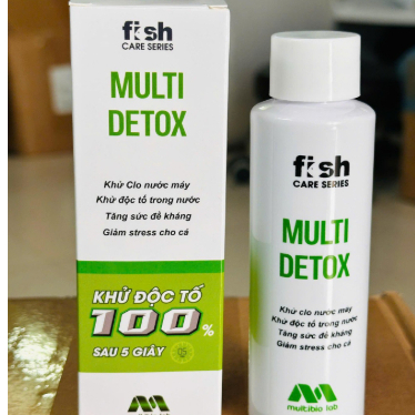 MULTI DETOX – KHỬ CLO NƯỚC, ỔN ĐỊNH MÔI TRƯỜNG HỒ CÁ