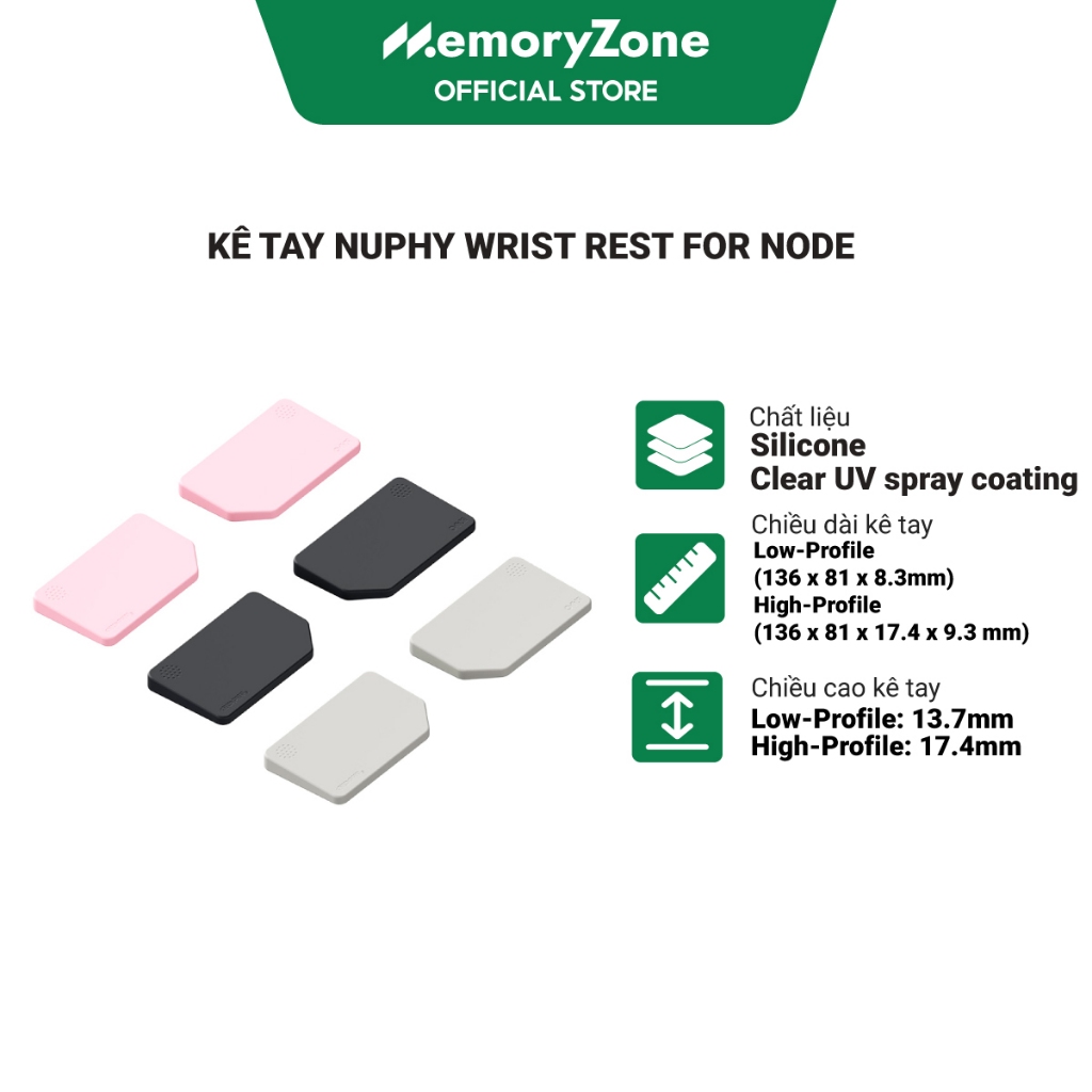 Kê tay NuPhy Wrist Rest for Node