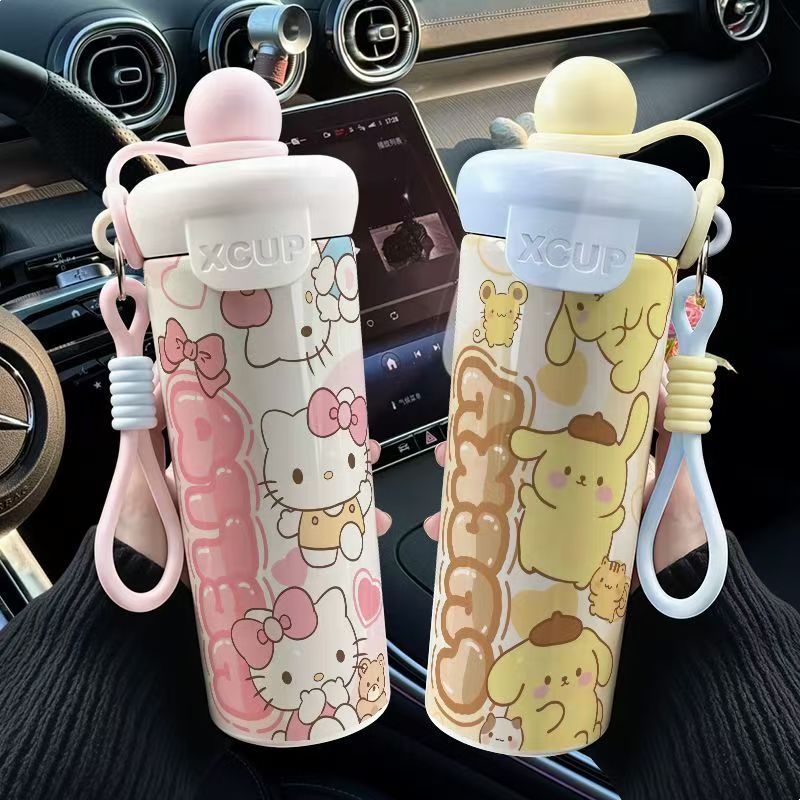 Ly giữ nhiệt hoạt hình My Melody Kuromi 316 ly trà cà phê nước di động