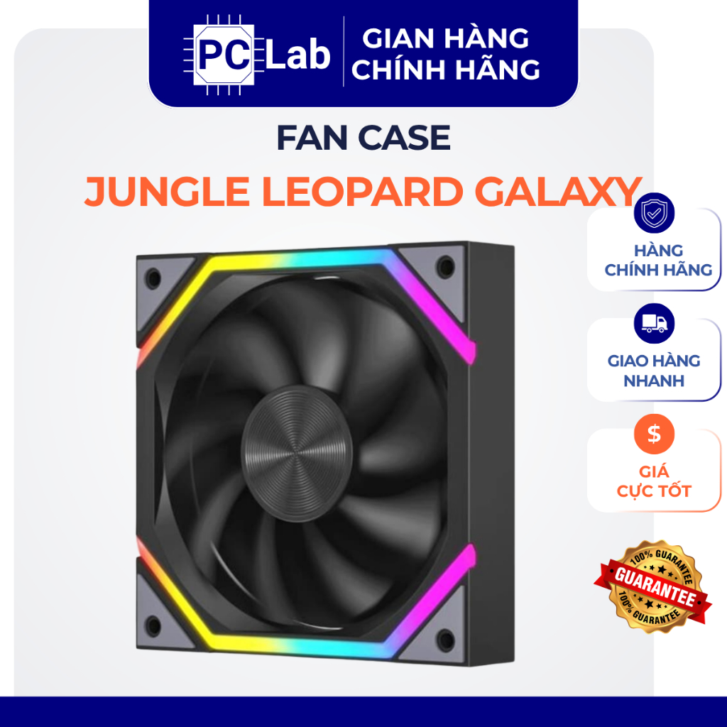 Quạt Tản Nhiệt, Fan Case Jungle Leopard Galaxy - Gắn Hub ARGB