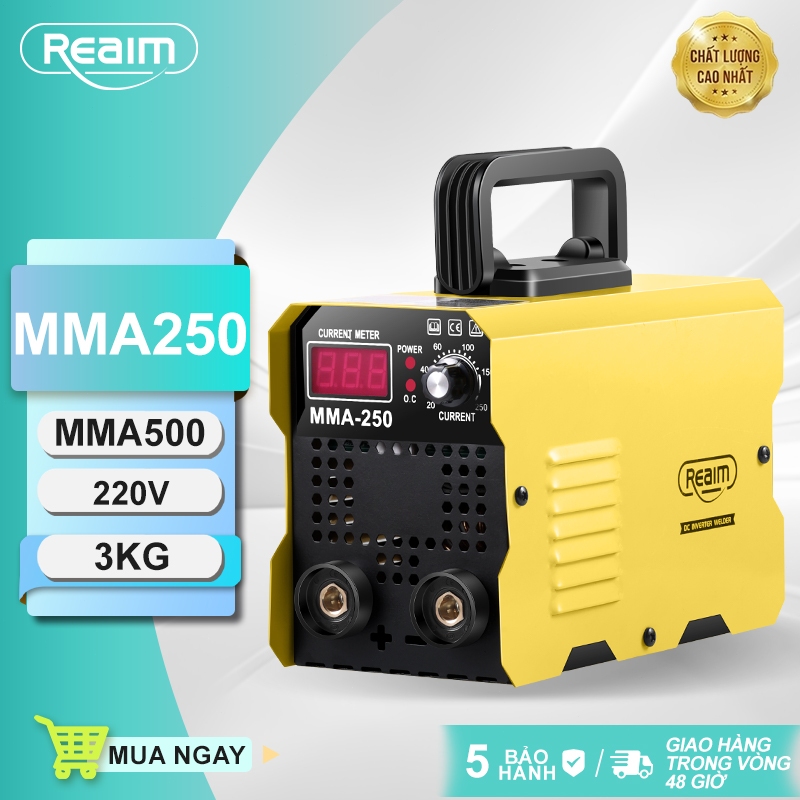 Máy hàn mini siêu nhỏ máy hàn que MMA250/500，hàn được cả que và vật liệu mỏngtặng bộ phụ kiện đầy đủ