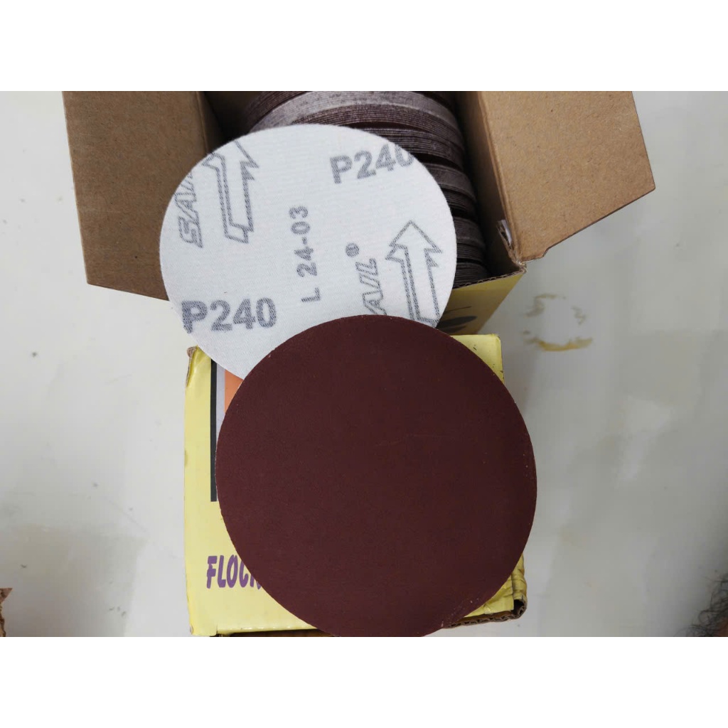 Đế chà nhám, đế nhựa nhám gỗ, giấy nhám gỗ P240, P320 - Fanix