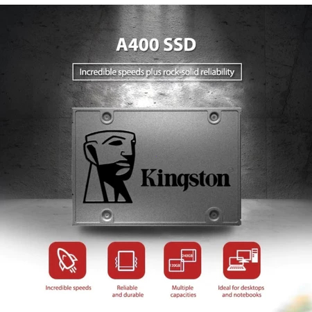 Kingston A400 SSD 480GB 2.5 "SATA III 6Gb / s ổ đĩa trạng thái rắn nội bộ | BigBuy360 - bigbuy360.vn
