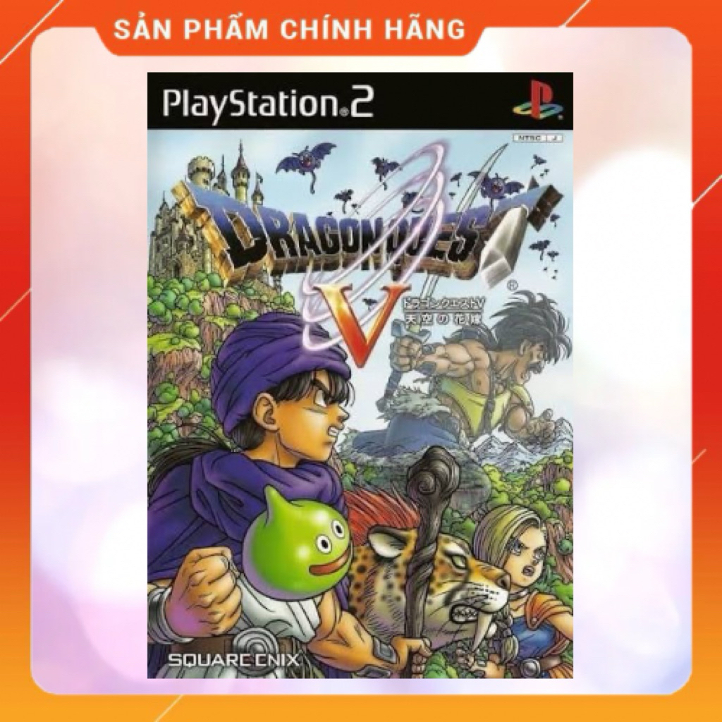 Đĩa Game PS2 Dragon Quest V NTSC-J Tiếng Nhật Full Box