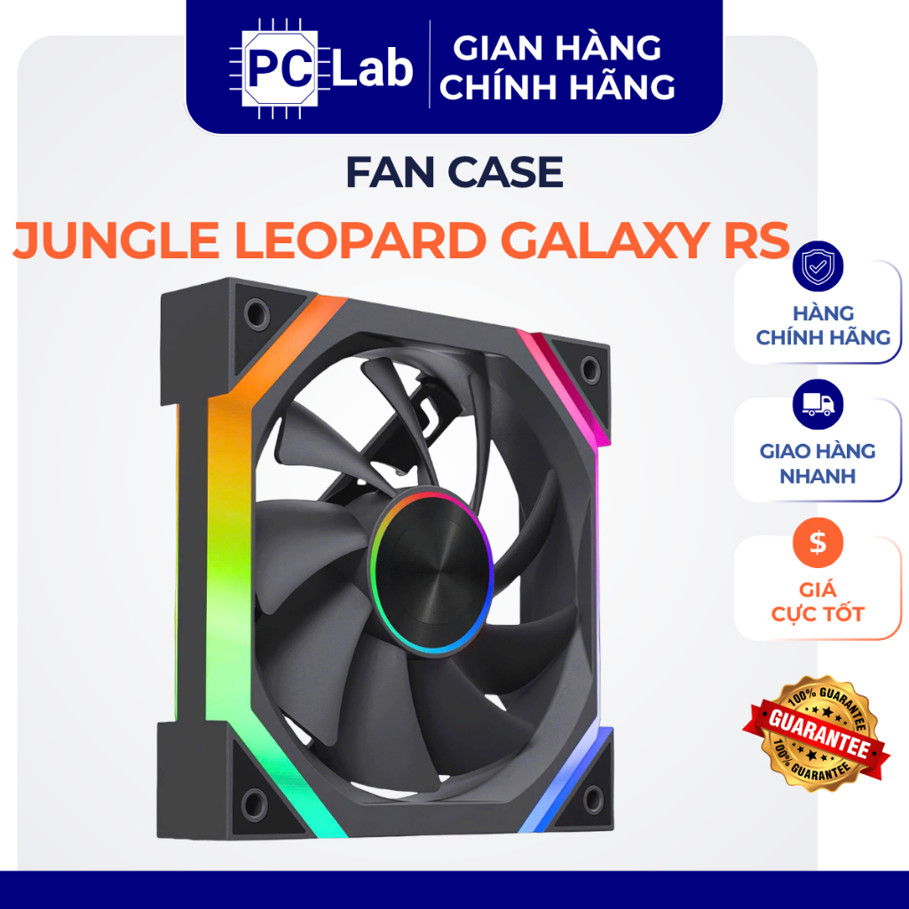 Quạt Tản Nhiệt, Fan Case Jungle Leopard Galaxy RS - Gắn Hub ARGB