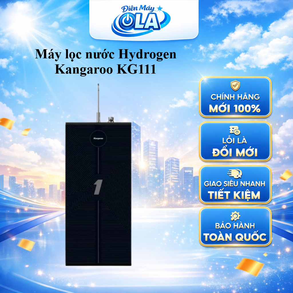 KG111 - Máy lọc nước Kangaroo 1 CHẾ ĐỘ NƯỚC KG111 - 11 lõi - HÀNG CHÍNH HÃNG