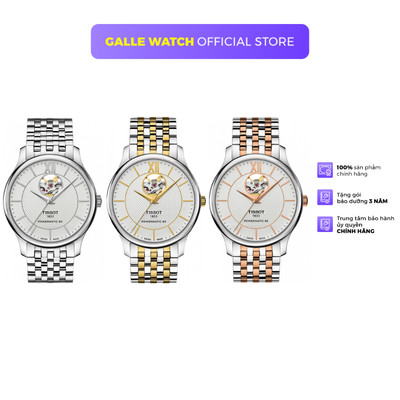 Đồng hồ Nam Tissot T-Classic T063.907 mặt kính Sapphire, dây thép đeo tay cao cấp chính hãng