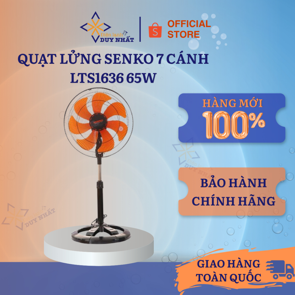 Quạt lửng Senko 7 cánh LTS1636 65W