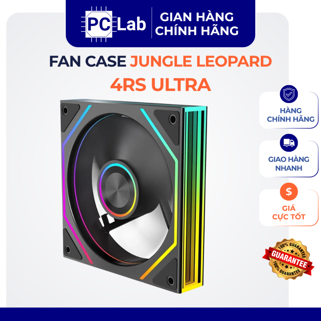 Quạt Tản Nhiệt, Fan Case Jungle Leopard 4RS Ultra - Gắn Hub ARGB