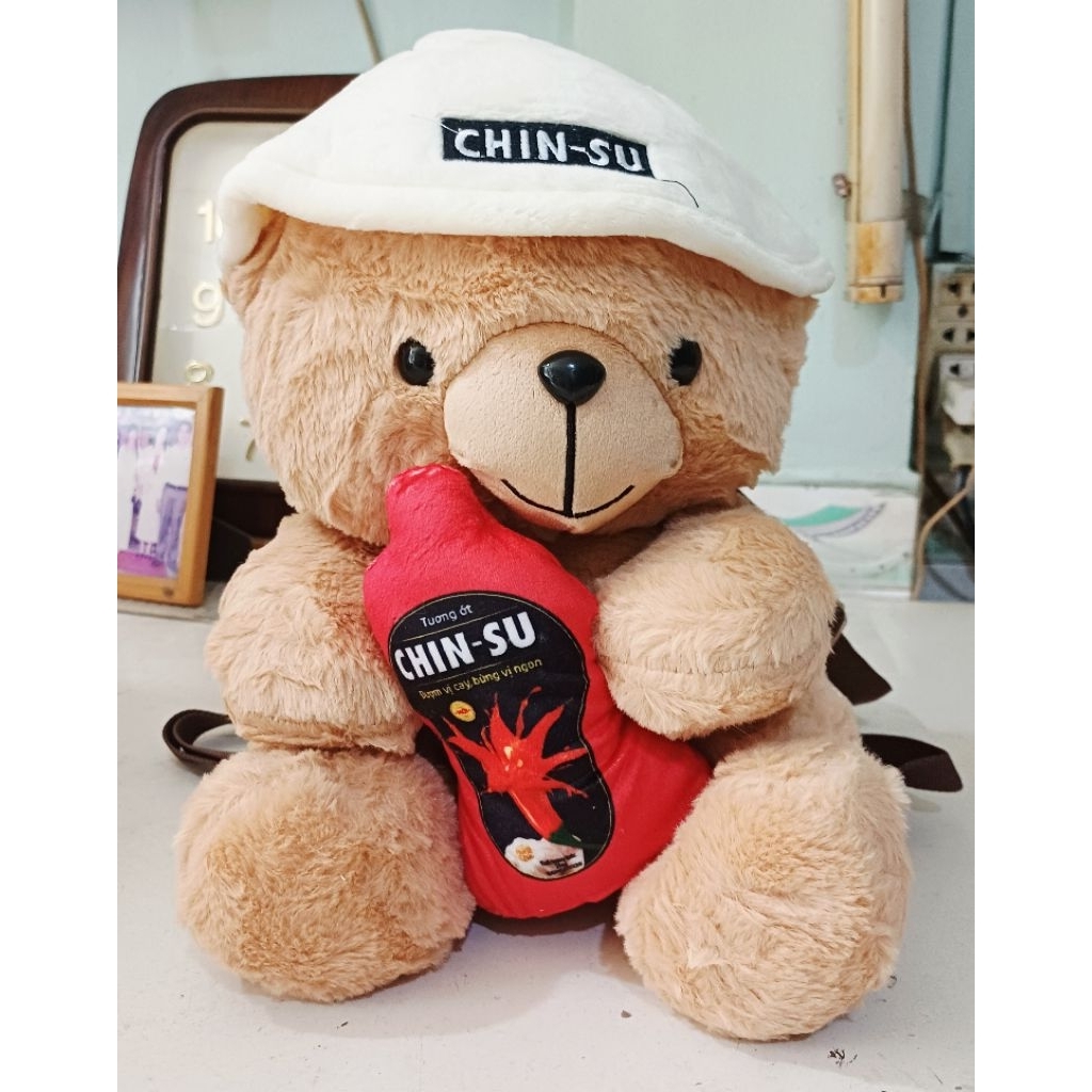 Balo gấu bông ôm Chinsu 2026 30cm ( Quà tặng Chinsu)