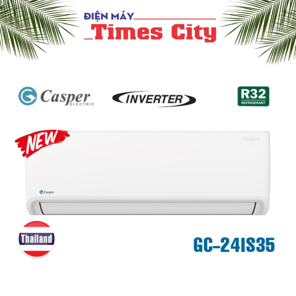 Điều hòa Casper 24000BTU inverter GC-24IS35(I/O)