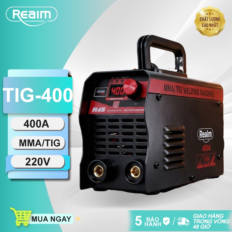 REAIM Máy hàn mini TIG/MMA 400 Thích hợp cho nhà ở/công trường xây dựng Bảo hành 5 năm