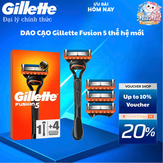 Dao Cạo Nam/Lưỡi Dao Cạo Gillette Fusion 5+ thế hệ mới