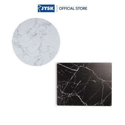 Tấm lót đĩa | JYSK HVITROT | polypropylene | màu đá cẩm thạch | Ø38cm