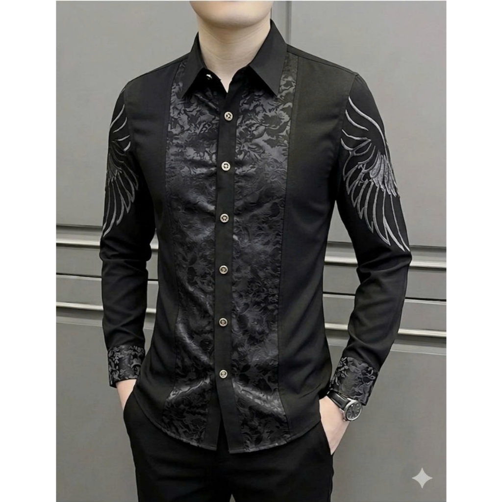 Áo sơ mi nam dài tay siêu đăng cấp độc lạ và nam tính - H140