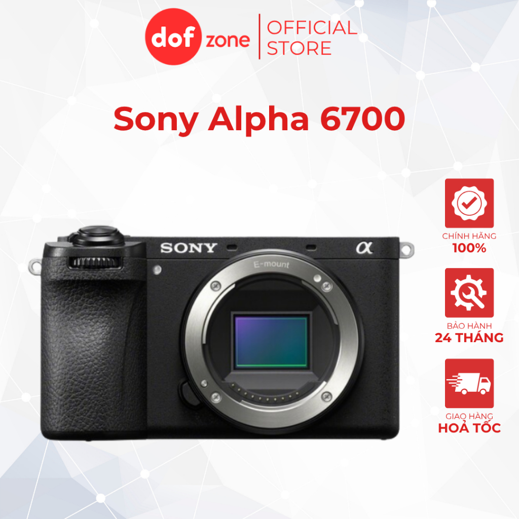 Máy ảnh kỹ thuật số Sony Alpha 6700 (A6700) + Thẻ nhớ 64GB MySony - Hàng new chính hãng BH 24 tháng | BigBuy360 - bigbuy360.vn