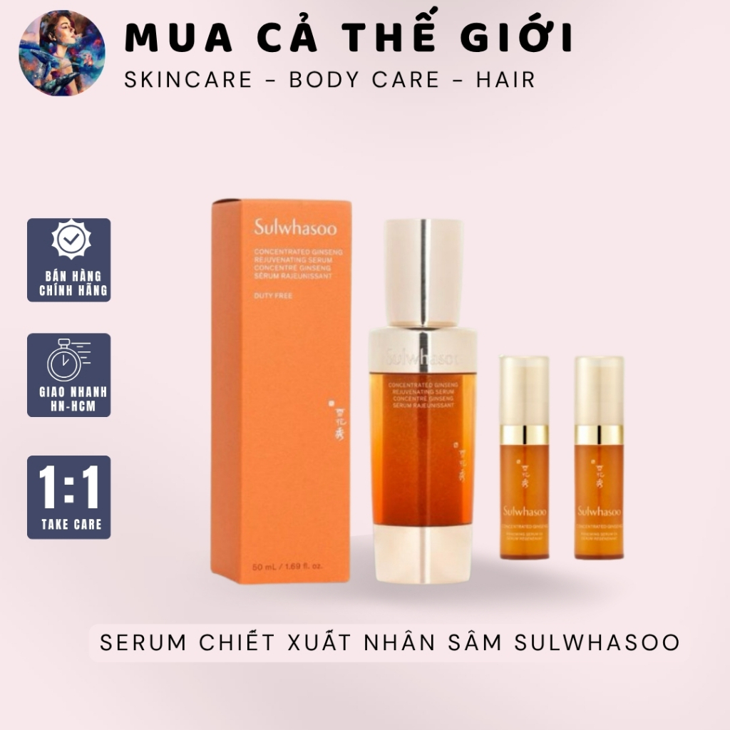 Serum Chiết Xuất Nhân Sâm Suwhasoo Concentrated Ginseng Renewing Serum Ex