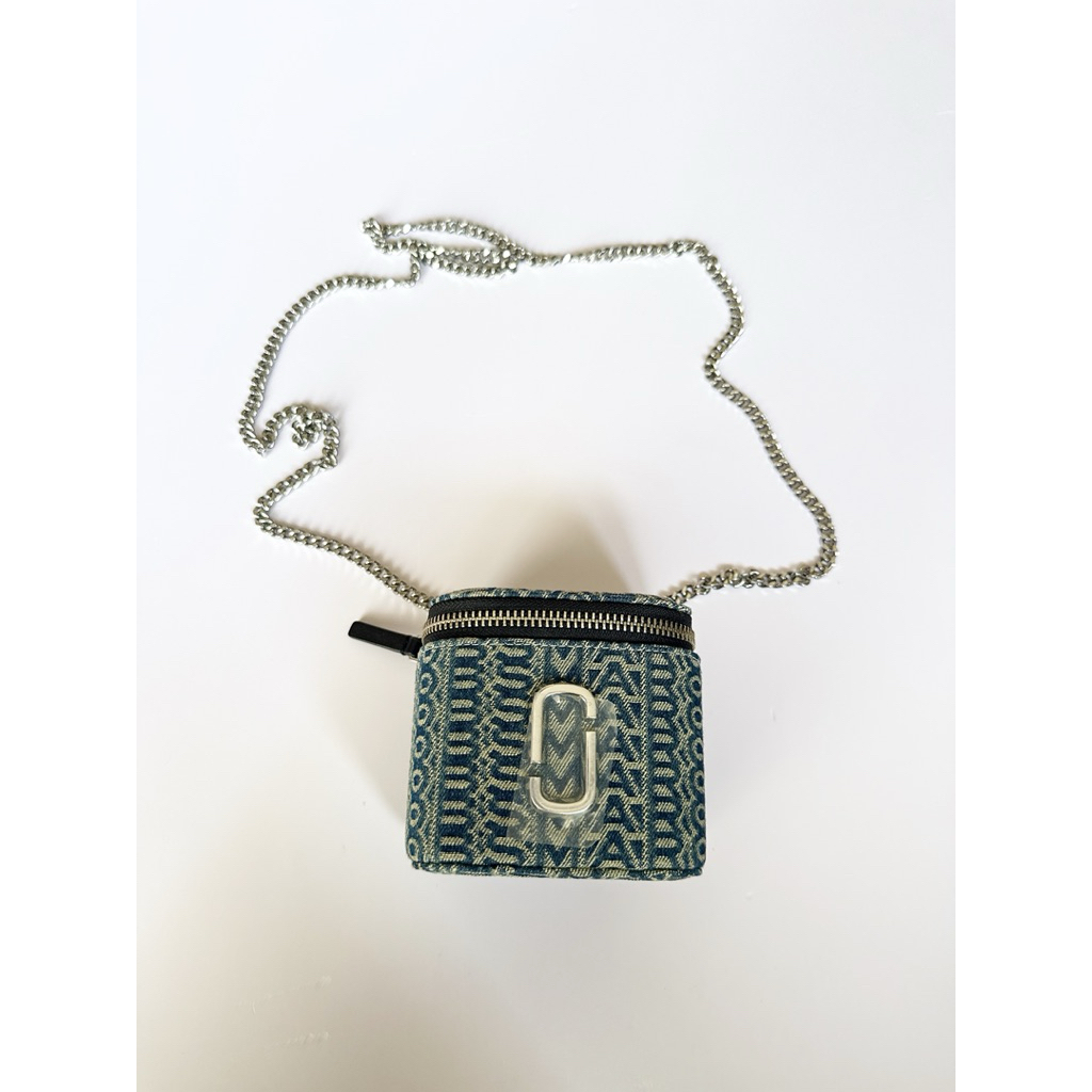 TÚI MARC JACOBS – THE MONOGRAM DENIM J MARC MINI VANITY BAG