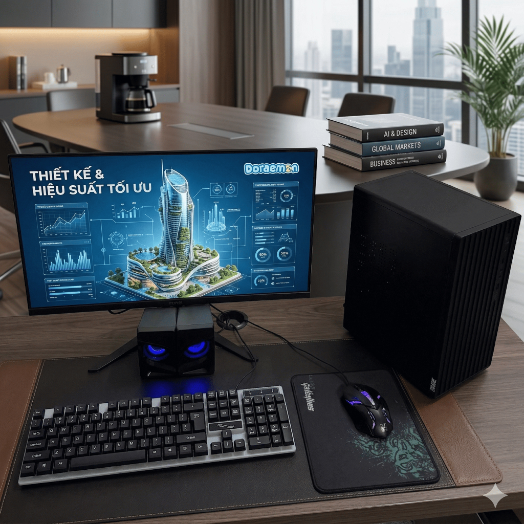 Full Bộ PC Văn Phòng i3 6100 RAM 8GB SSD 120GB Máy Tính Học Tập, Làm Việc Mượt Mà, Bảo Hành 12 Tháng