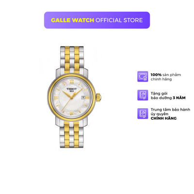 Đồng hồ nữ TISSOT T097.010 mặt kính Sapphire, dây thép đeo tay cao cấp chính hãng