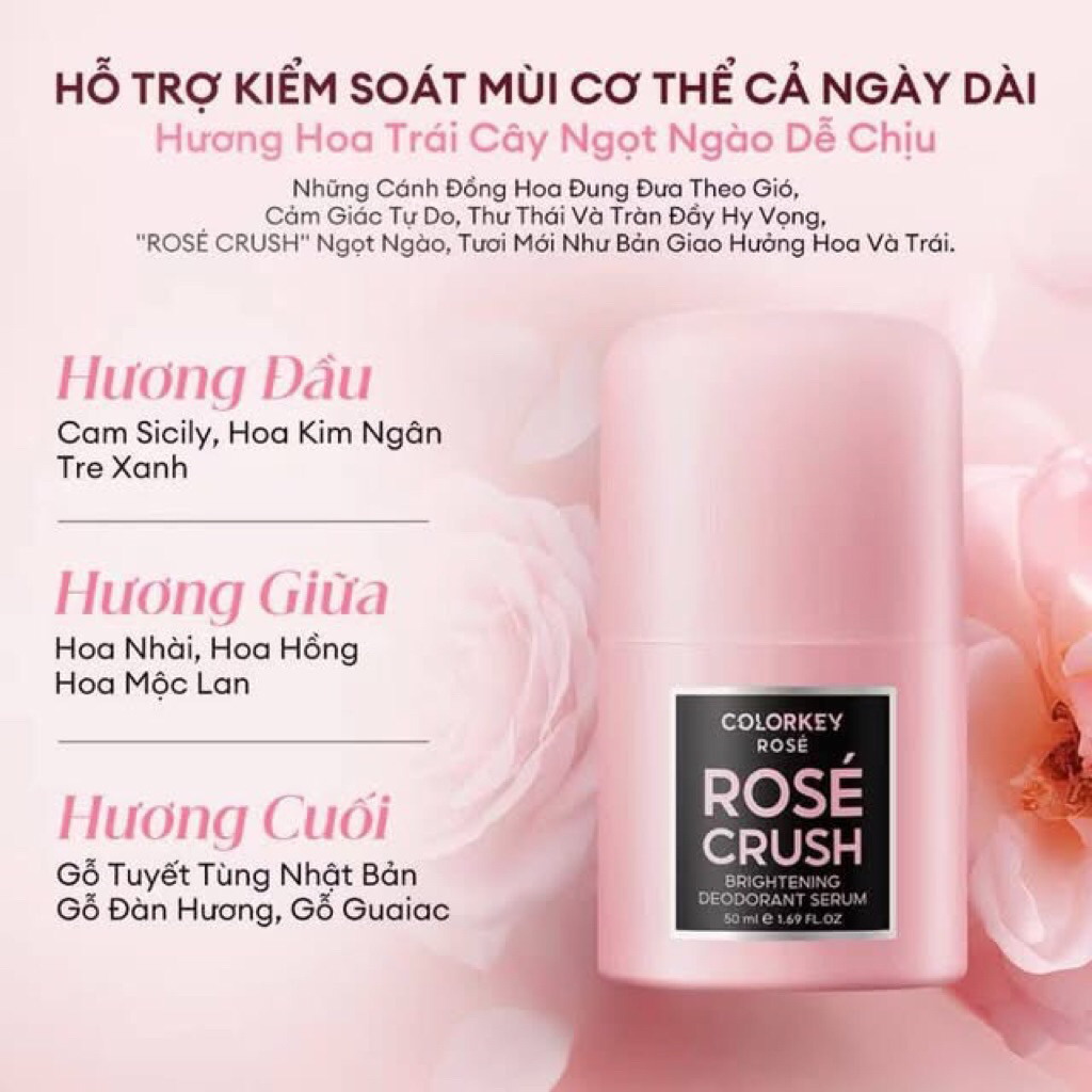 Lăn khử mùi RoSe Crush Brightening