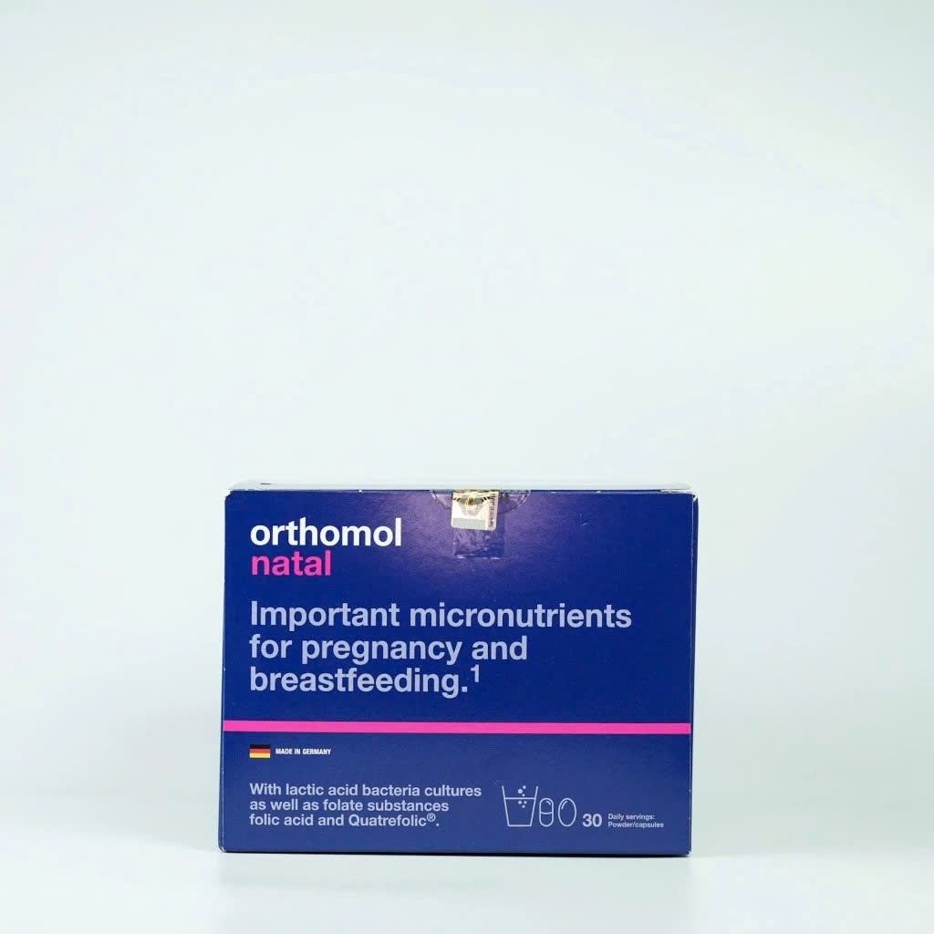 Vitamin bầu Orthomol Natal bổ sung sắt ,axitfolic ,canxi, lợi khuẩn, DHA