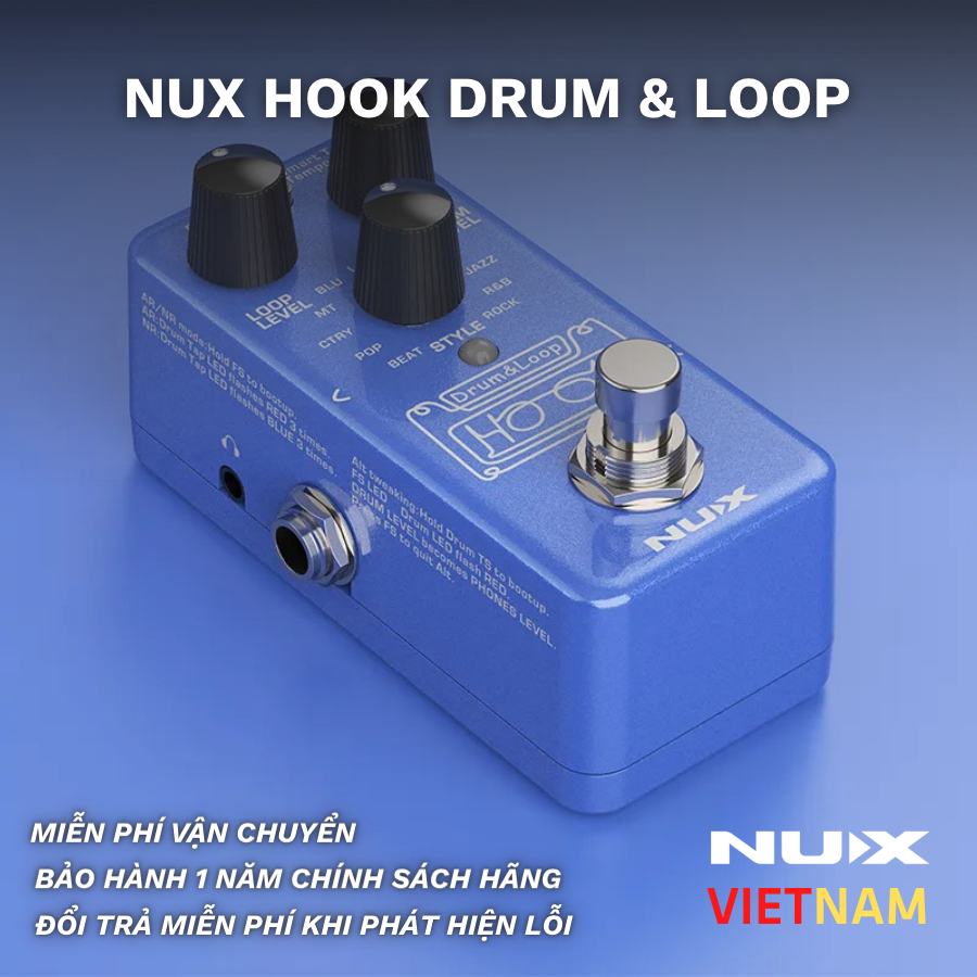 Nux Hook Drum & Loop