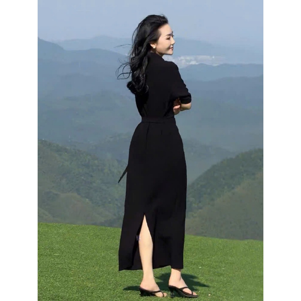 Đầm Bigsize Tú Mỡ Đầm Bigsize Nữ Thiết Kế Kiểu Sơ Mi,Trẻ Trung Đi Làm Dạo Phố Đủ Size 45-80kg DA0461 | BigBuy360 - bigbuy360.vn
