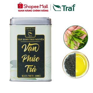 Trà Móc Câu Thái Nguyên Thượng Hạng, Đậm Vị, Hậu Ngọt Thanh, Vạn Phúc Trà (Hộp thiếc 100G)