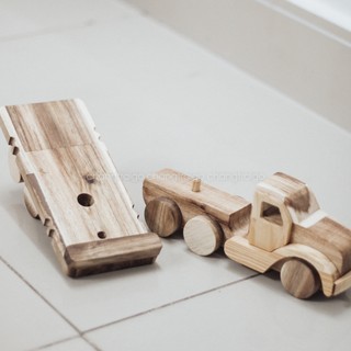 Xe Đầu Kéo Đồ Chơi Gỗ Chàng Trai Gỗ