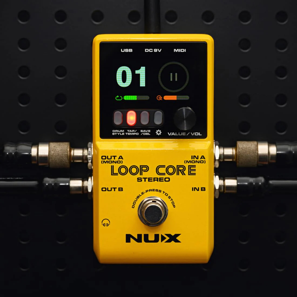 Pedal Guitar Nux Loop Core Stereo MKII - Stereo Looper With MIDI Control - Liri Music
