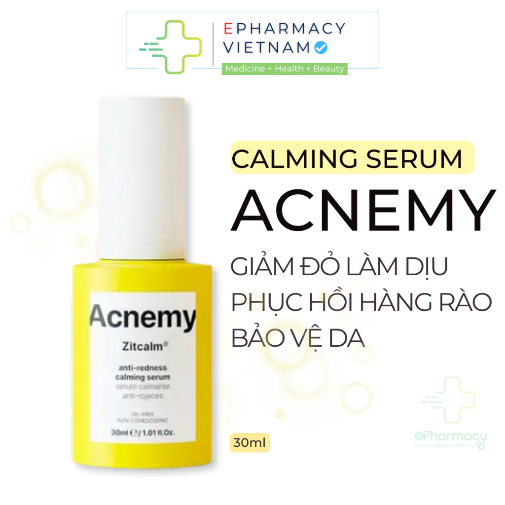 Serum ACNEMY ZITCALM Anti Redness Calming Huyết Thanh Hỗ Trợ Làm Dịu Da Hiệu Quả