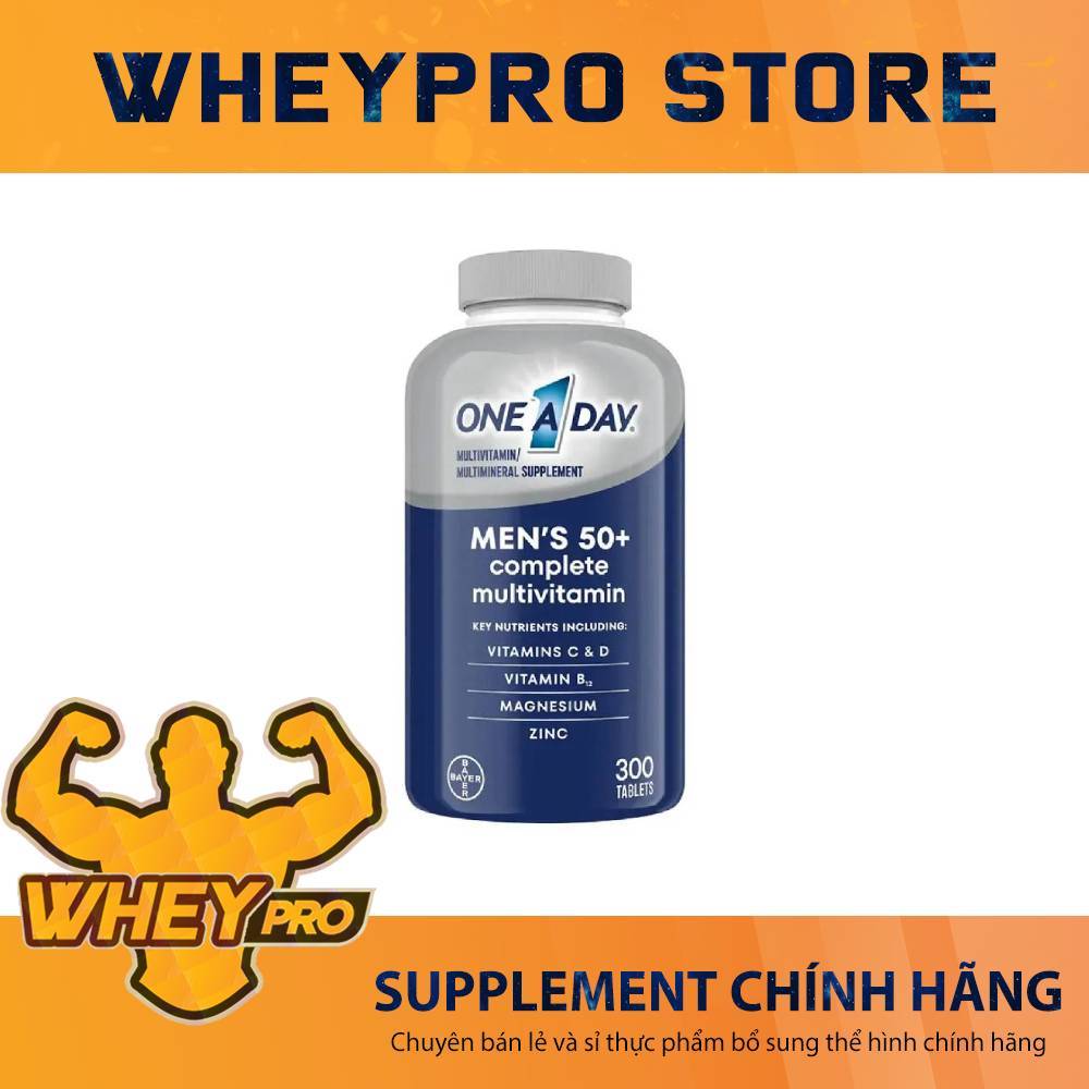 One A Day Men 50+ Multivitamin Bổ Sung Vitamin Khoáng Chất