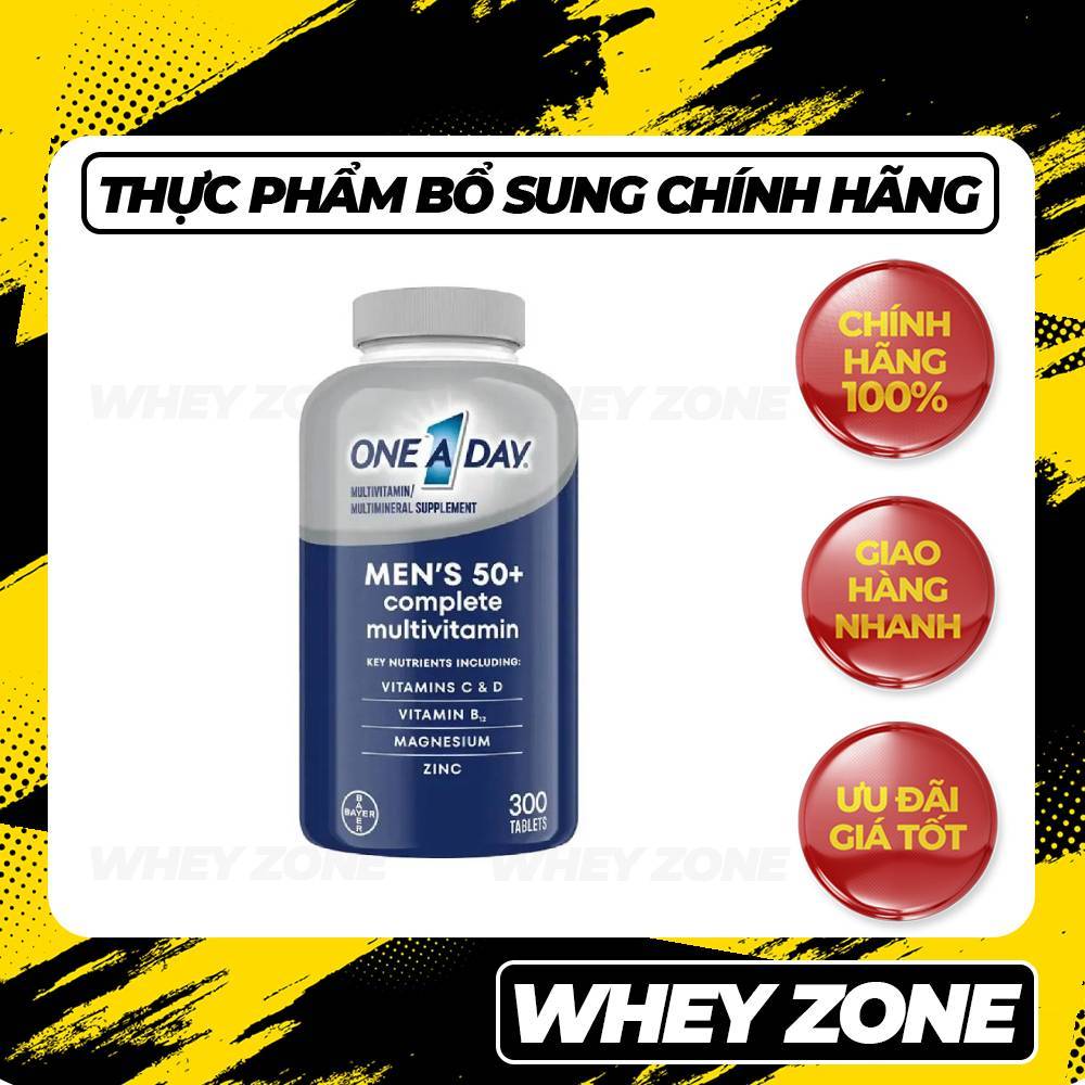 Vitamin Nam 50+ One A Day Complete Hỗ Trợ Miễn Dịch