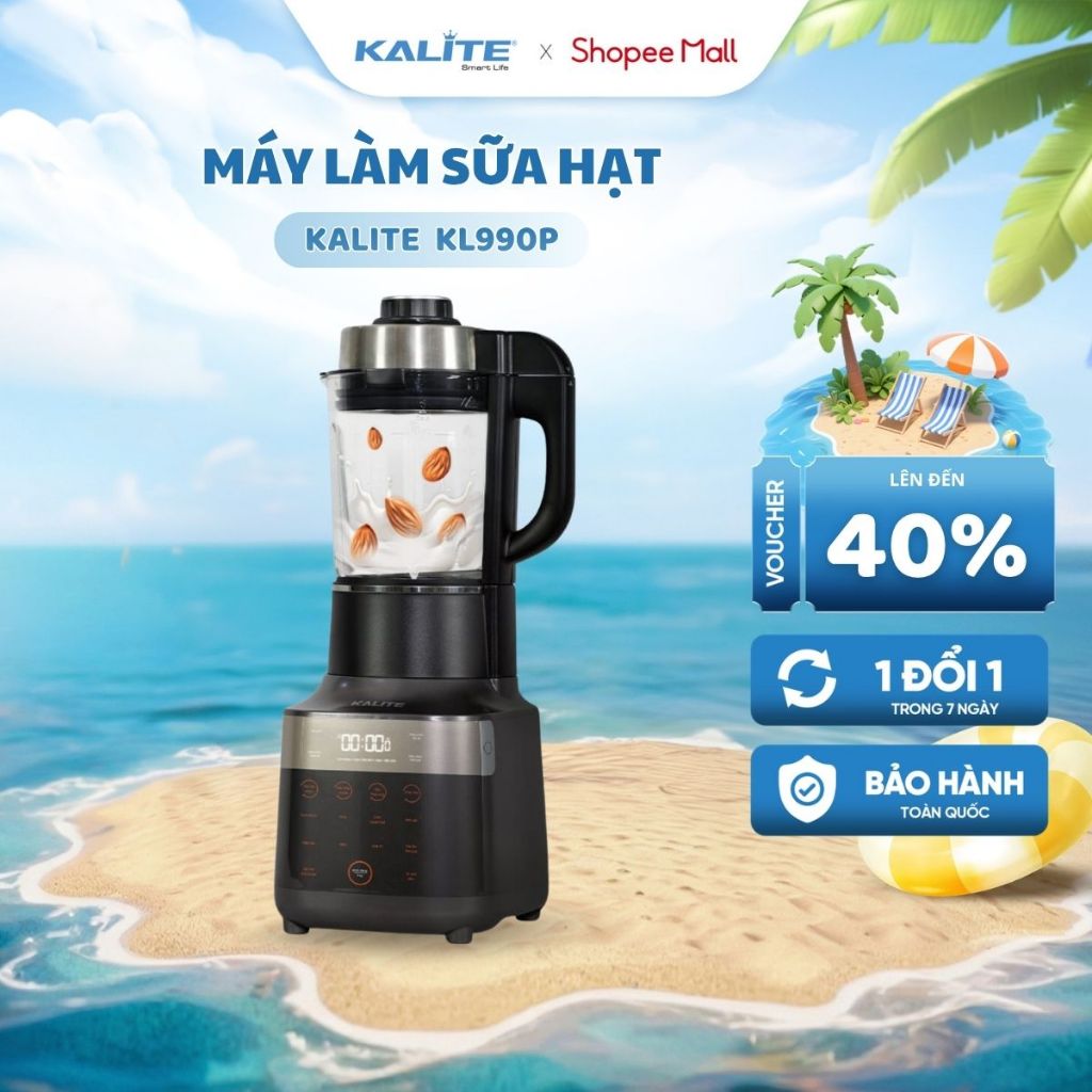 Máy Làm Sữa Hạt KALITE KL950/KL990P 2700W - 14 Chế Độ Chuyên Sâu - Cảm Biến Chống Trào Tuyệt Đối