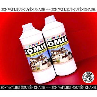 Keo Chống Thấm Trong Suốt SOMIC Waterproof Clear – Sơn Keo Bóng Chống Thấm, Giữ Màu Gốc