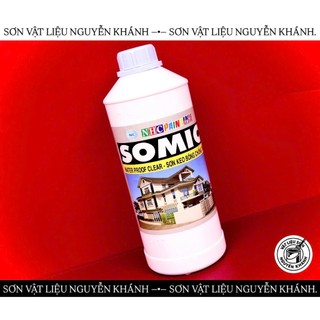 Keo Chống Thấm Trong Suốt SOMIC Waterproof Clear – Sơn Keo Bóng Chống Thấm, Giữ Màu Gốc
