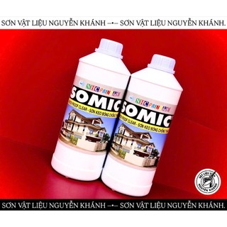 Keo Chống Thấm Trong Suốt SOMIC Waterproof Clear – Sơn Keo Bóng Chống Thấm, Giữ Màu Gốc