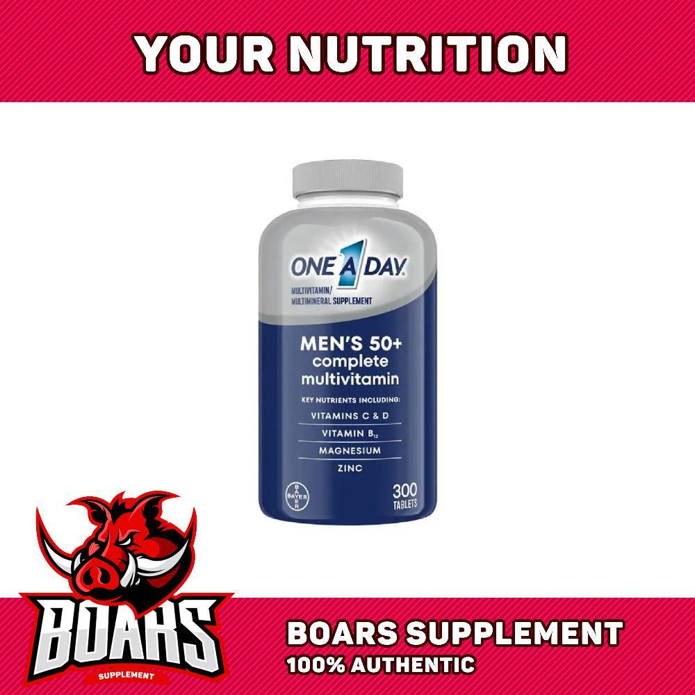 One A Day Men 50+ Multivitamin Hỗ Trợ Sức Khỏe Toàn Diện