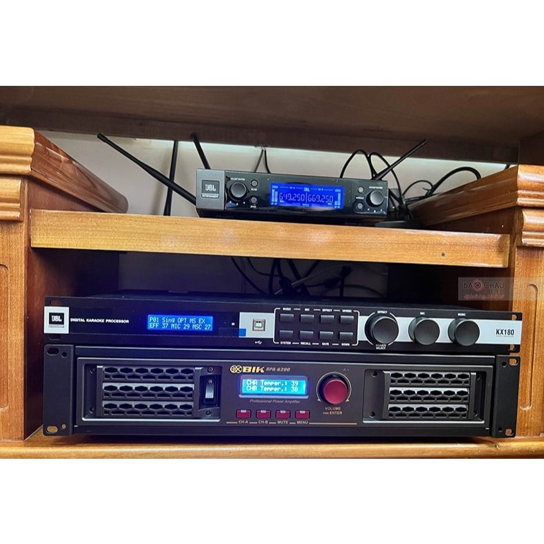 Vang số kx180a, tinh chỉnh dễ. Hỗ trợ setup các chế độ hát