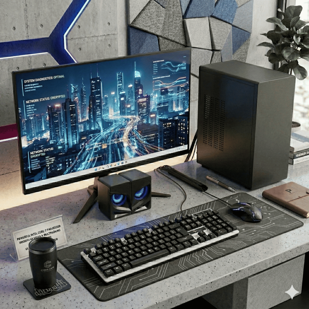 Full Bộ PC Văn Phòng i3 8100 RAM 8GB SSD 120GB PC Học Tập Làm Việc Tặng Full Phụ Kiện BH 12 tháng
