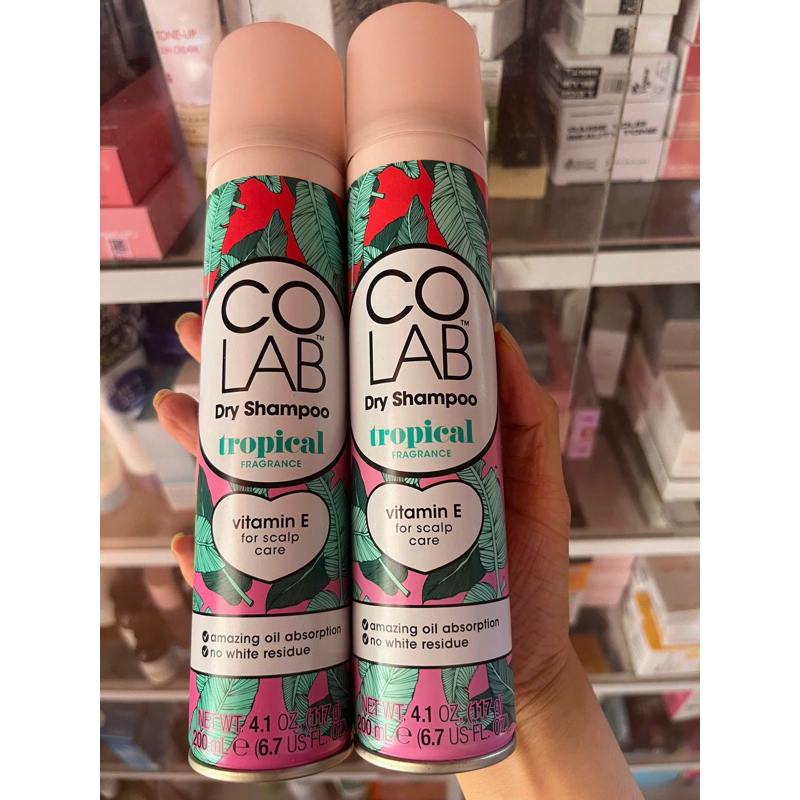 Xịt gội khô colab