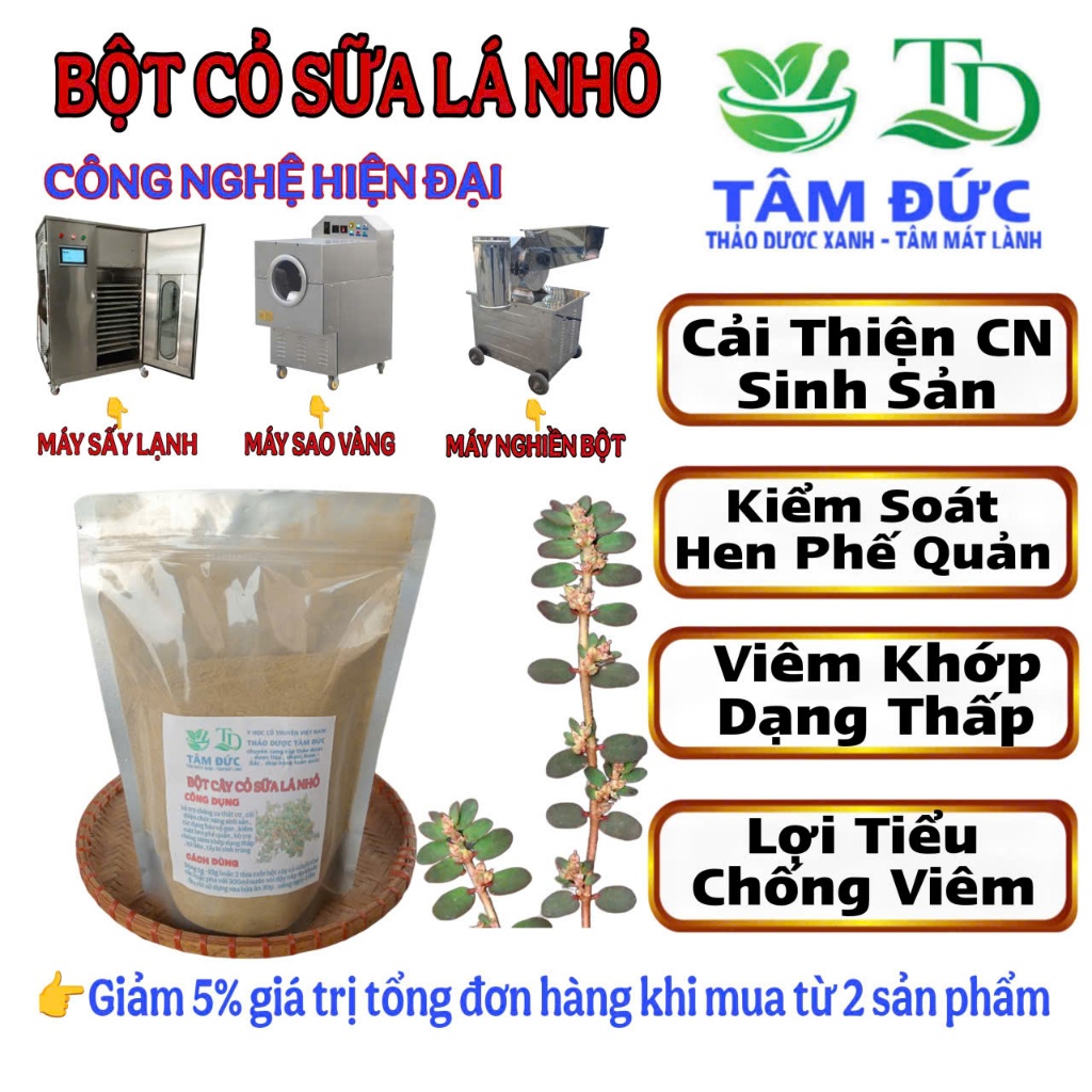 1kg bột cây cỏ sữa lá nhỏ nguyên chất